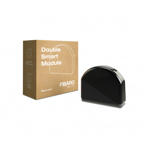 FIBARO - Micromodule commutateur libre de potentiel Double Z-Wave+ Fibaro Smart Module FGS-224