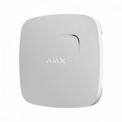 AJAX - Détecteur de fumée, chaleur et CO radio blanc