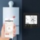 MOES - Thermostat intelligent Zigbee Noir pour chaudière EAU/GAZ 3A