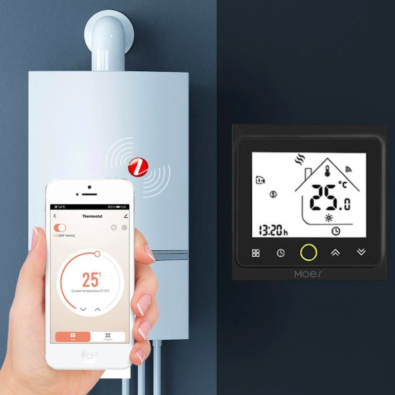 Moes Zigbee Thermostat Room Temperature Controller of Water