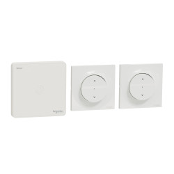 SCHNEIDER ELECTRIC -  Connected shutter wall switch Zigbee Wiser whit