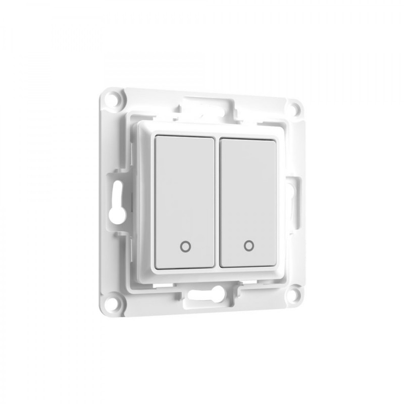 SHELLY - 2 button Shelly Wall Switch for Smart Relays - white