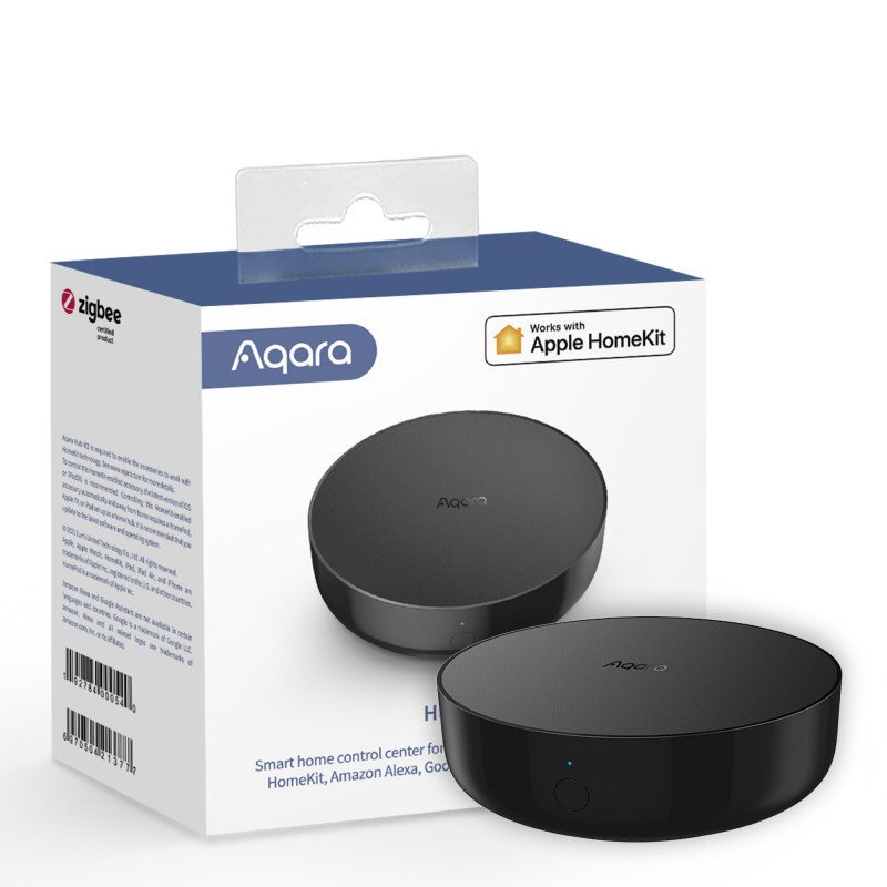 Temperature Sensor Smart Aqara Humidity Sensor for Remote Monitoring and  Home Automation REQUIRES AQARA HUB Compatible with Apple HomeKit 