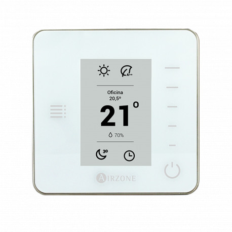 AIRZONE - Thermostat monochrome Think Radio Radiant Blanc