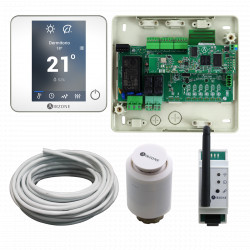 AIRZONE - Pack Radiant 5 zones Thermostat Radiator Valve (white)