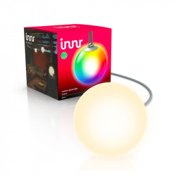 INNR - Globe LED connecté Zigbee 19 cm additionnel pour Jardin - Couleur et Blanc