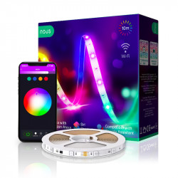 NOUS - Ruban de LED connecté RGB WIFI TUYA (10m)