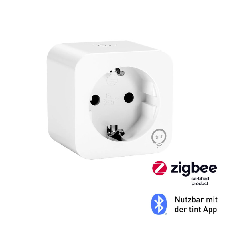 TINT - Prise connectée Zigbee 3.0 + Bluetooth 16A (compatible Alexa)