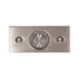 CHACON Bouton poussoir filaire argenté (24VDC)
