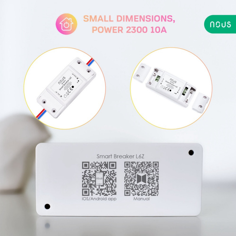 NOUS-E1 - Box/Passerelle domotique Zigbee 3.0 compatible Tuya Smart Life 