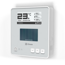 MClimate - Thermostat mural LoRaWAN, affichage E-Ink