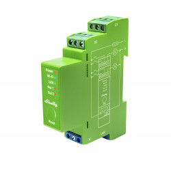 SHELLY - 1 channel DIN rail relay switch with power metering and Wi-Fi