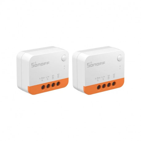 2x Smart switch without neutral Zigbee 3.0 ZBMINIL2 - SONOFF