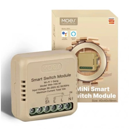 MOES - Tuya WIFI ON/OFF module 1 channel