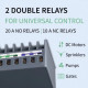 ZOOZ - Z-Wave Plus 800 Series Universal Relay ZEN17 with 2 Relays