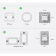 SONOFF - Interrupteur mural Matter WIFI M5 blanc - 1 canal