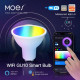 MOES - Ampoule connectée RGB+WW WIFI GU10 (+ synchro musique)