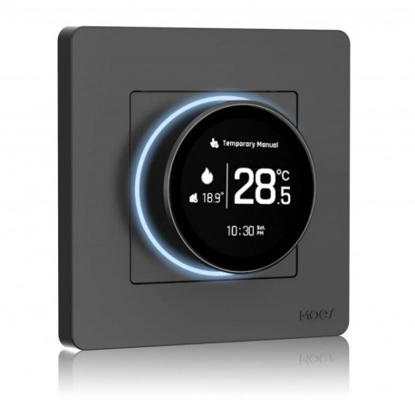 MOES - Zigbee Smart Thermostat Water Floor Heating (Gray)