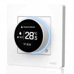 MOES - Thermostat Zigbee Chaudière Eau/Gaz (Blanc)