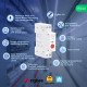 NOUS - Zigbee module 16A + Consumption measurement Din Rail Format