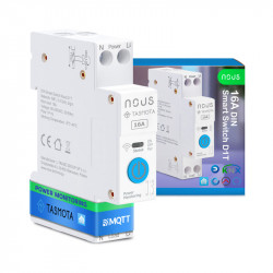 NOUS - Module Tasmota Rail DIN 16A + Mesure de consommation