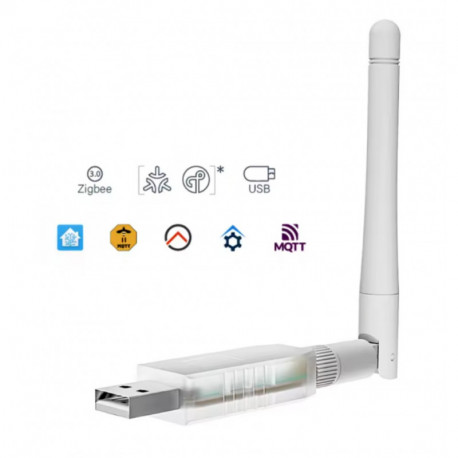 SMLIGHT - Dongle USB Zigbee CC2652P7 SoC + Antenne 3dB (Zigbee2mqtt et ZHA)