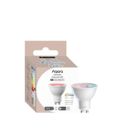 AQARA - Ampoule LED intelligente Zigbee 3.0 et Thread Aqara LED Bulb T2 (RGB CCT, GU10) LB-L03D