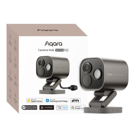 AQARA - Zigbee 3.0 Aqara Camera Hub G5 Pro (PoE) - gray