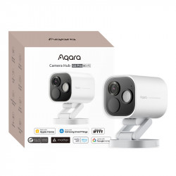 AQARA - Caméra extérieure et contrôleur domotique Zigbee Aqara Camera Hub G5 Pro (Wi-Fi) Blanc