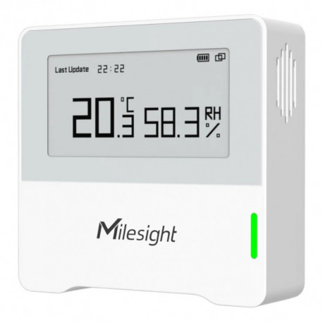 MILESIGHT - QAI 2 in 1 LoRaWAN temperature & humidity sensor + display