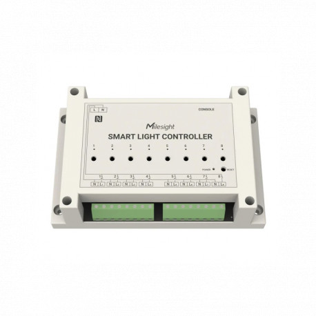 MILESIGHT - Commande d'éclairage LoRaWAN 8 relais - Switch Type