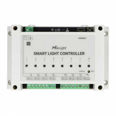 MILESIGHT - Smart Light Controller LoRaWAN - 8 outputs