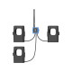 MILESIGHT - LoRaWAN 500/30A CT305 three-phase current clamp