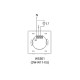 MILESIGHT - Interrupteur mural LoRaWAN, 3 fils, 1 bouton