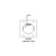 MILESIGHT - Interrupteur mural LoRaWAN, 2 fils, 1 bouton