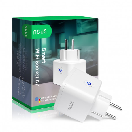 NOUS - Prise intelligente WIFI + Mesure de consommation 16A