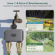 HAOZEE - Dual Tuya Smart Life HZ-WT04 Zigbee irrigation controller