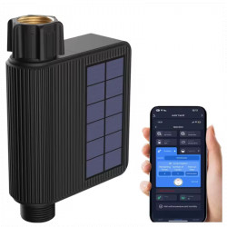 YIERYI - Programmateur arrosage WIFI Tuya Smart Life panneau solaire