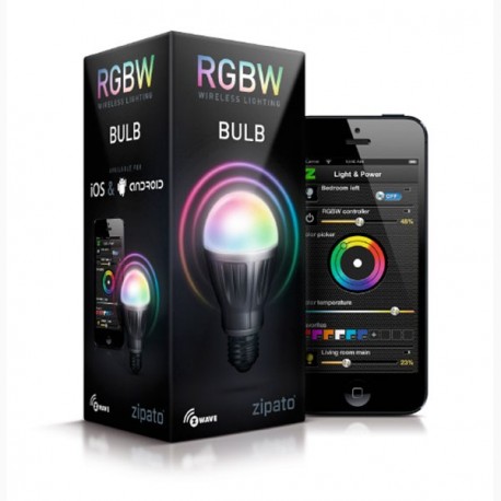ZIPATO Ampoule LED RGBW Z-Wave