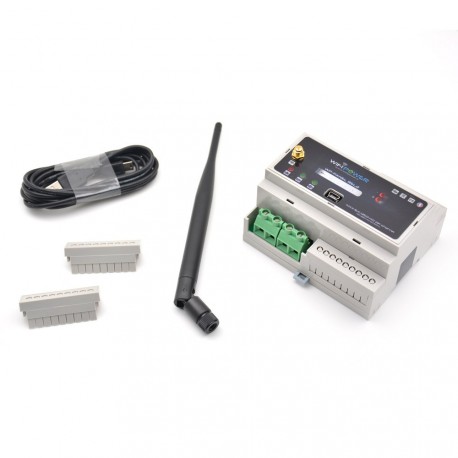 WIFIPOWER - Module rail DIN commutateur WiFi pour 2 circuits electriques