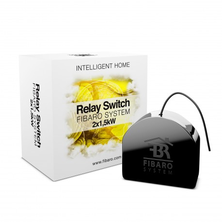 FIBARO Relay Switch 2x1,5kW FGS-222 - SMARTHOME EUROPE