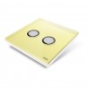 EDISIO - Cover Plate Diamond yellow 2 Channels