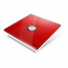 EDISIO - Cover Plate Diamond red 1 Channels