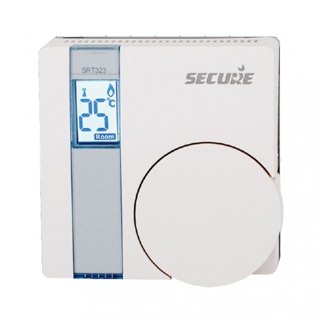 SECURE Thermostat SRT323 avec écran LCD et relai intégré
