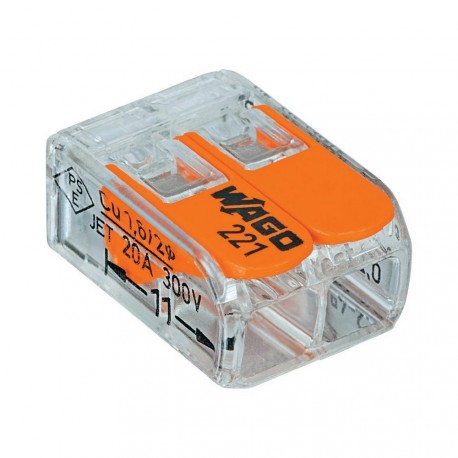 WAGO - Compact splicing connector with operating levers