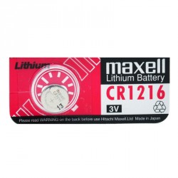 MAXELL - Pile bouton lithium blister CR1216