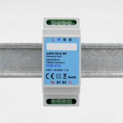 EUTONOMY - Adaptateur euFIX DIN pour Fibaro FGD-212 (sans boutons)