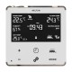 HELTUN - Thermostat Z-Wave+ pour chauffage électrique (blanc/chrome)