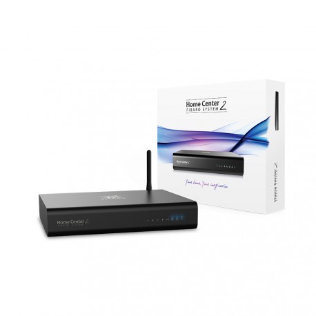 FIBARO - Contrôleur domotique Z-Wave Home Center 2 Black Edition