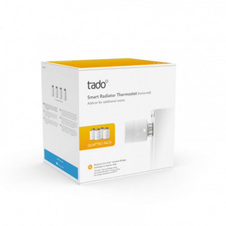 TADO - Smart Radiator thermostat Quattro Pack
